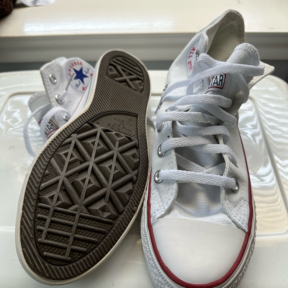 White High Top Converse